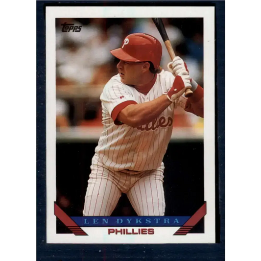 1993 Topps #740 Lenny Dykstra NM-MT Philadelphia Phillies Baseball Card