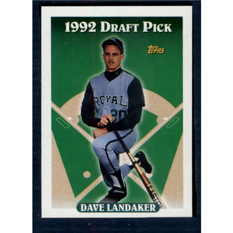1993 Topps #743 Dave Landaker NM-MT RC Rookie Kansas City Royals Baseball Card - Baseball Card Single
