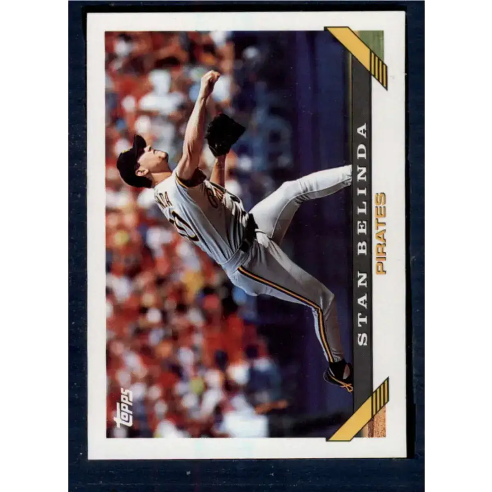 1993 Topps #748 Stan Belinda NM-MT Pittsburgh Pirates Baseball Card - Baseball Card Single