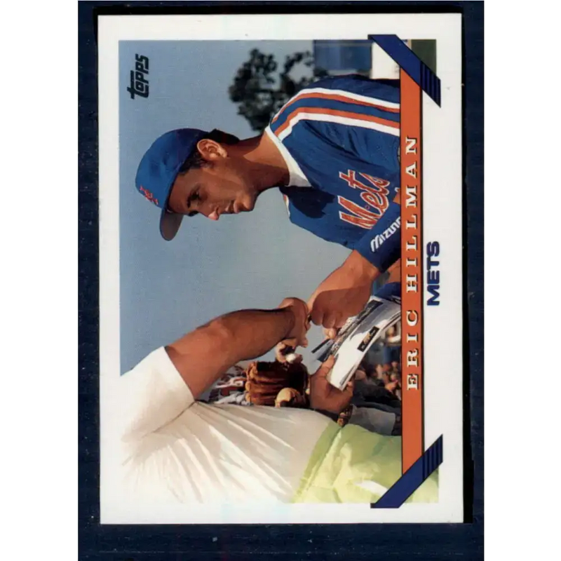 1993 Topps #751 Eric Hillman NM-MT New York Mets Baseball Card - Baseball Card Single
