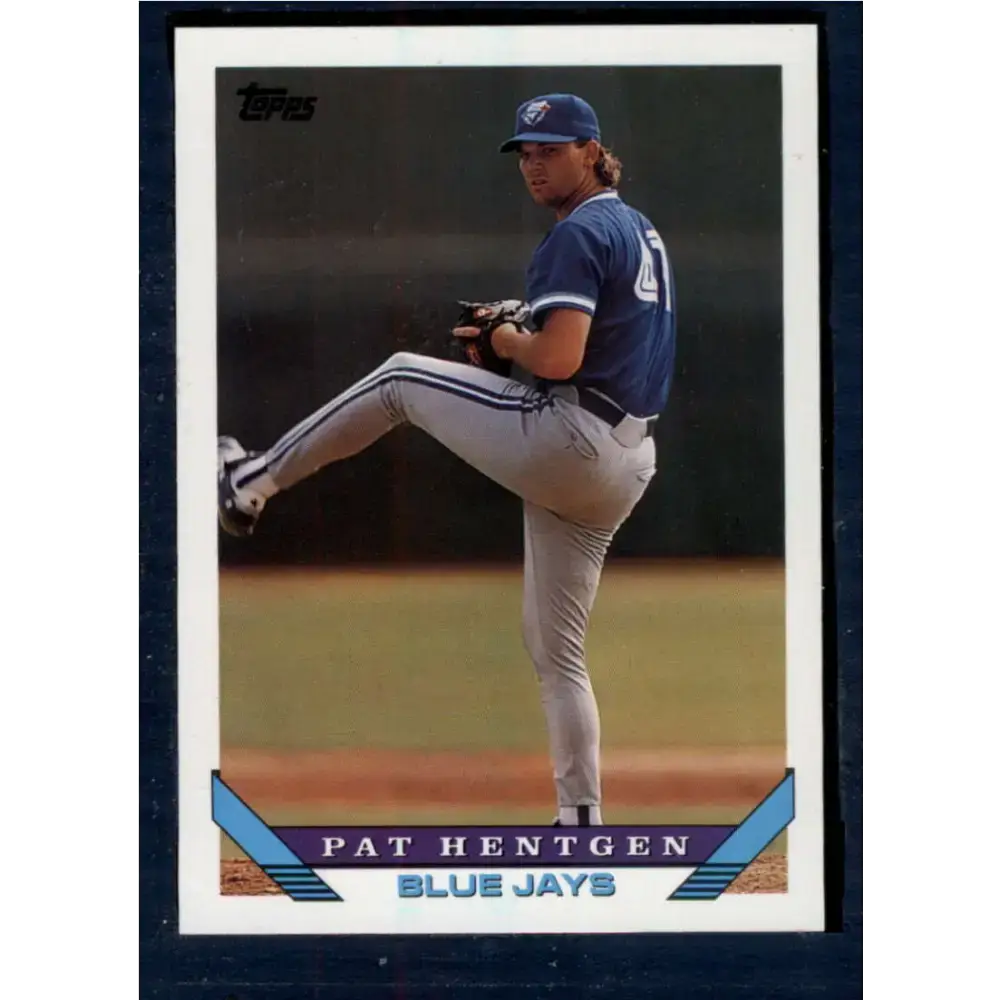 1993 Topps #752 Pat Hentgen NM-MT Toronto Blue Jays Baseball Card - Baseball Card Single