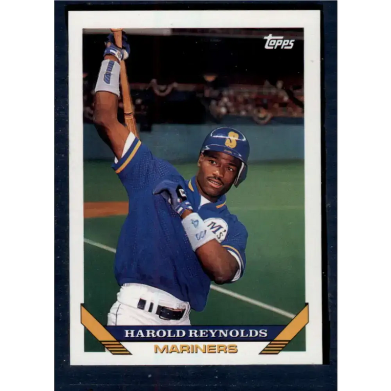 1993 Topps #757 Harold Reynolds NM-MT Seattle Mariners Baseball Card - Baseball Card Single