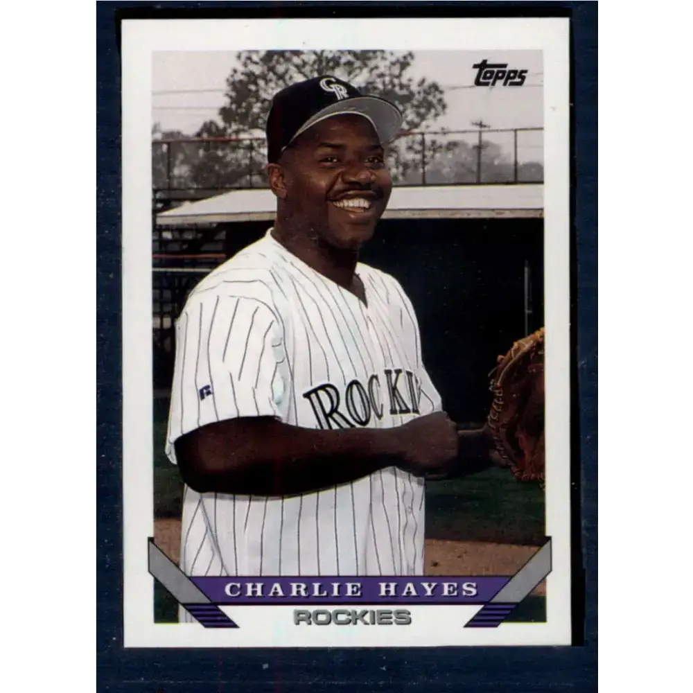 1993 Topps #759 Charlie Hayes NM-MT Colorado Rockies Baseball Card - Baseball Card Single