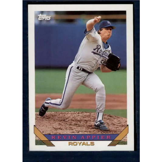 1993 Topps #76 Kevin Appier NM-MT Kansas City Royals Baseball Card - Baseball Card Single