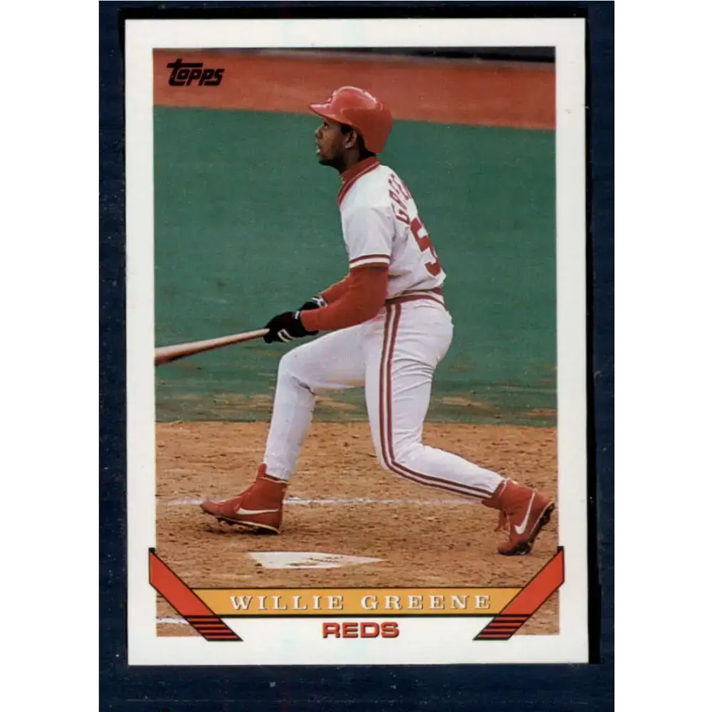 1993 Topps #764 Willie Greene NM-MT Cincinnati Reds Baseball Card - Baseball Card Single