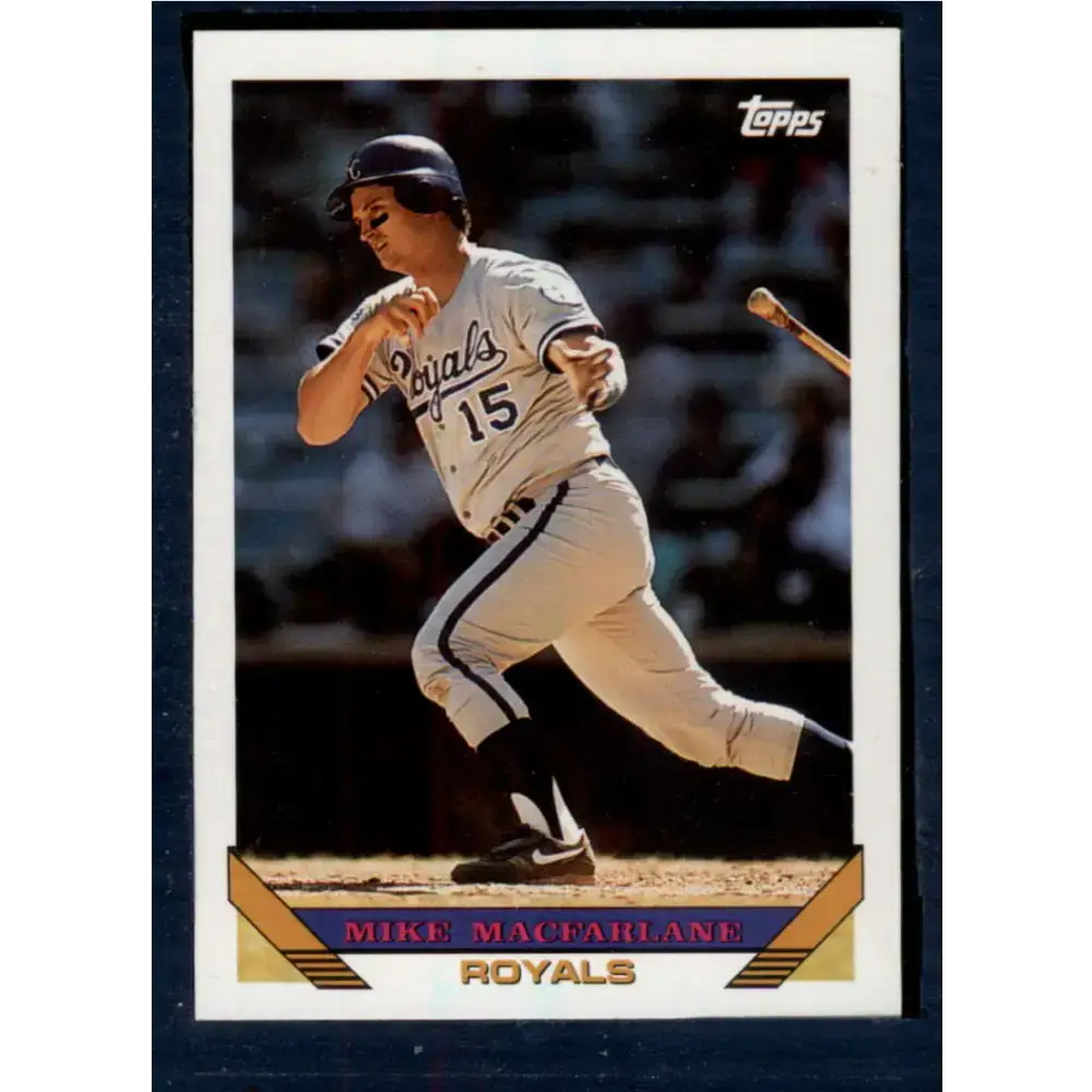 1993 Topps #768 Mike Macfarlane NM-MT Kansas City Royals Baseball Card - Baseball Card Single