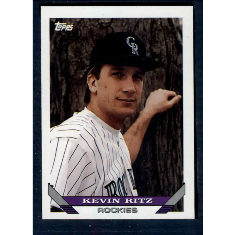 1993 Topps #771 Kevin Ritz NM-MT Colorado Rockies Baseball Card - Baseball Card Single