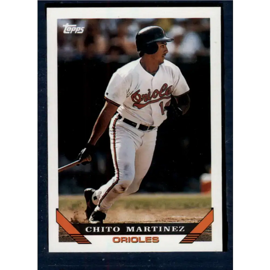 1993 Topps #772 Chito Martinez NM-MT Baltimore Orioles Baseball Card - Baseball Card Single