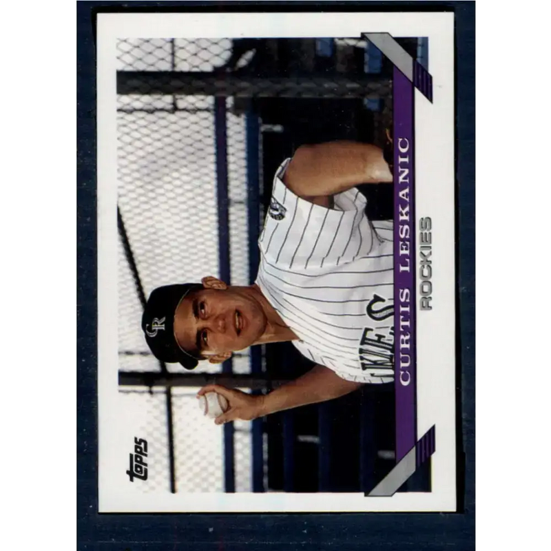 1993 Topps #774 Curt Leskanic NM-MT RC Rookie Colorado Rockies Baseball Card - Baseball Card Single