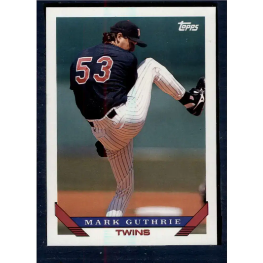 1993 Topps #777 Mark Guthrie NM-MT Minnesota Twins Baseball Card