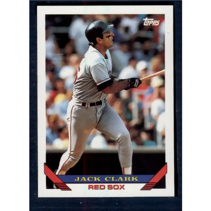 1993 Topps #781 Jack Clark NM-MT Boston Red Sox Baseball Card - Baseball Card Single