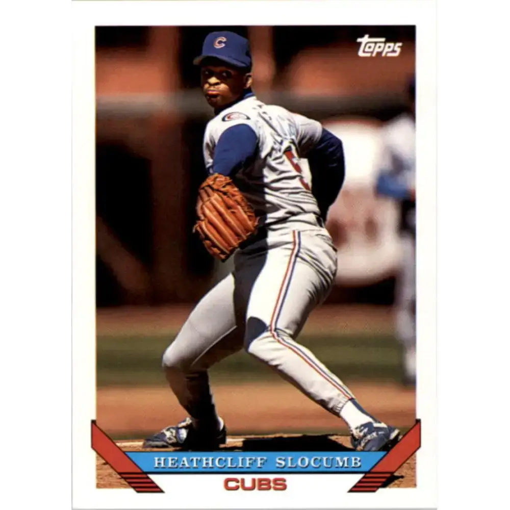 1993 Topps #783 Heathcliff Slocumb NM-MT Chicago Cubs Baseball Card - Baseball Card Single