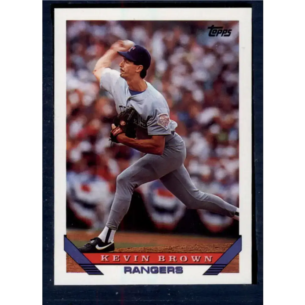 1993 Topps #785 Kevin Brown NM-MT Texas Rangers Baseball Card - Baseball Card Single