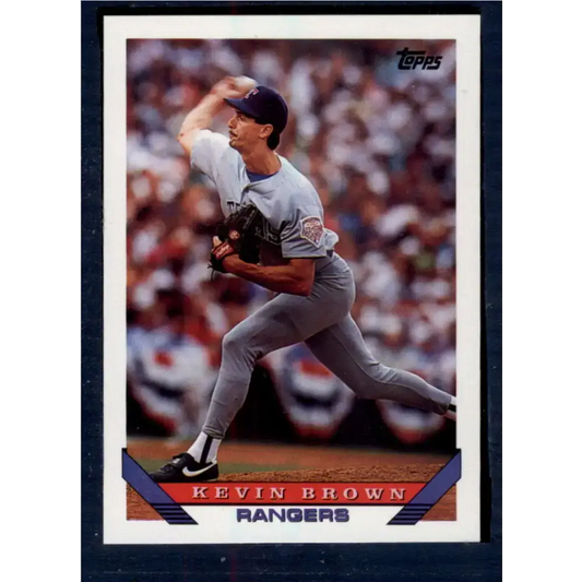 1993 Topps #785 Kevin Brown NM-MT Texas Rangers Baseball Card - Baseball Card Single