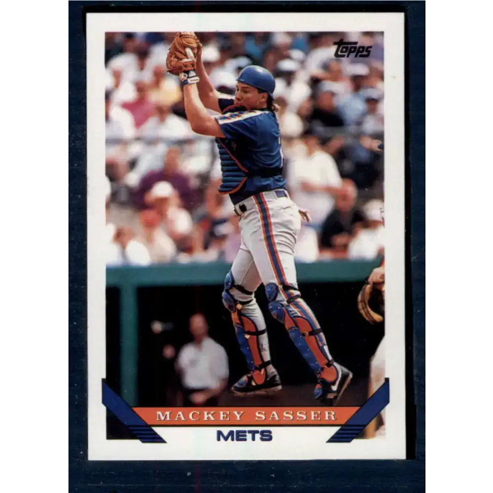 1993 Topps #788 Mackey Sasser NM-MT New York Mets Baseball Card - Baseball Card Single