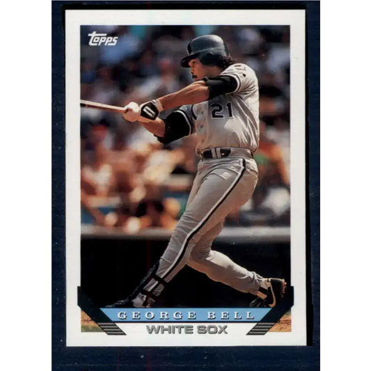 1993 Topps #790 George Bell NM-MT Chicago White Sox Baseball Card - Baseball Card Single