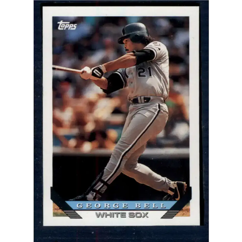 1993 Topps #790 George Bell NM-MT Chicago White Sox Baseball Card - Baseball Card Single
