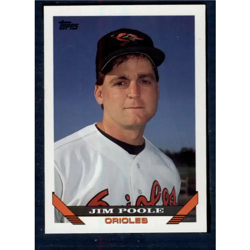 1993 Topps #793 Jim Poole NM-MT Baltimore Orioles Baseball Card - Baseball Card Single