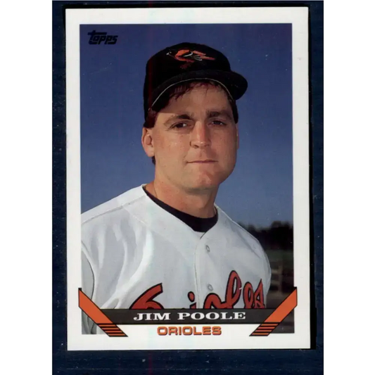 1993 Topps #793 Jim Poole NM-MT Baltimore Orioles Baseball Card - Baseball Card Single