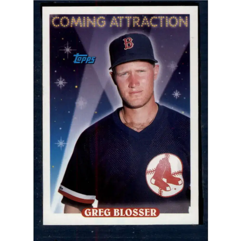 1993 Topps #798 Greg Blosser NM-MT Boston Red Sox Baseball Card - Baseball Card Single
