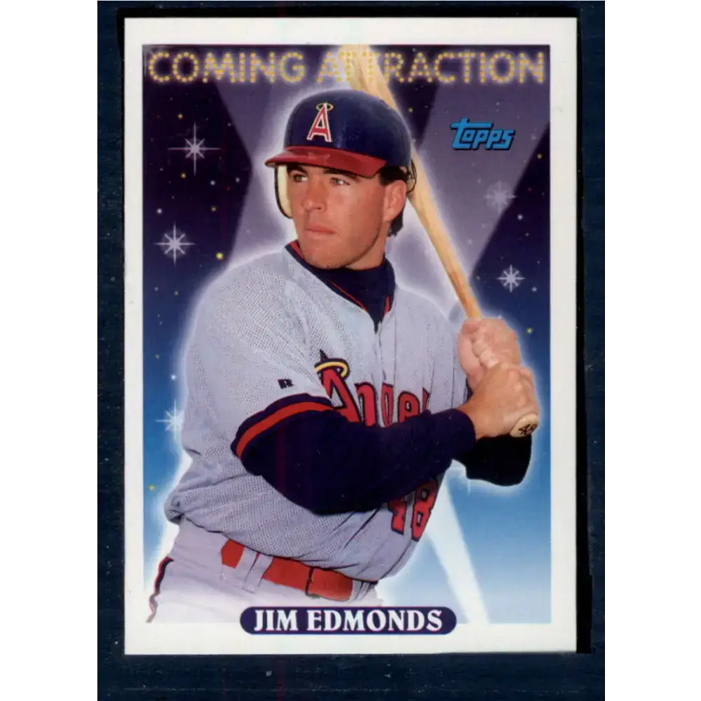 1993 Topps #799 Jim Edmonds NM-MT RC Rookie California Angels Baseball Card - Baseball Card Single