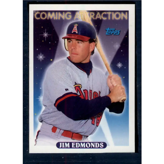 1993 Topps #799 Jim Edmonds NM-MT RC Rookie California Angels Baseball Card - Baseball Card Single