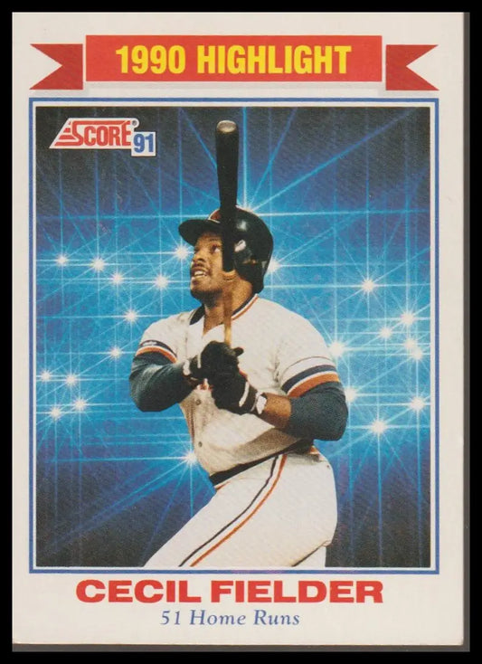 1993 Topps #80 Cecil Fielder - Baseball Card Single