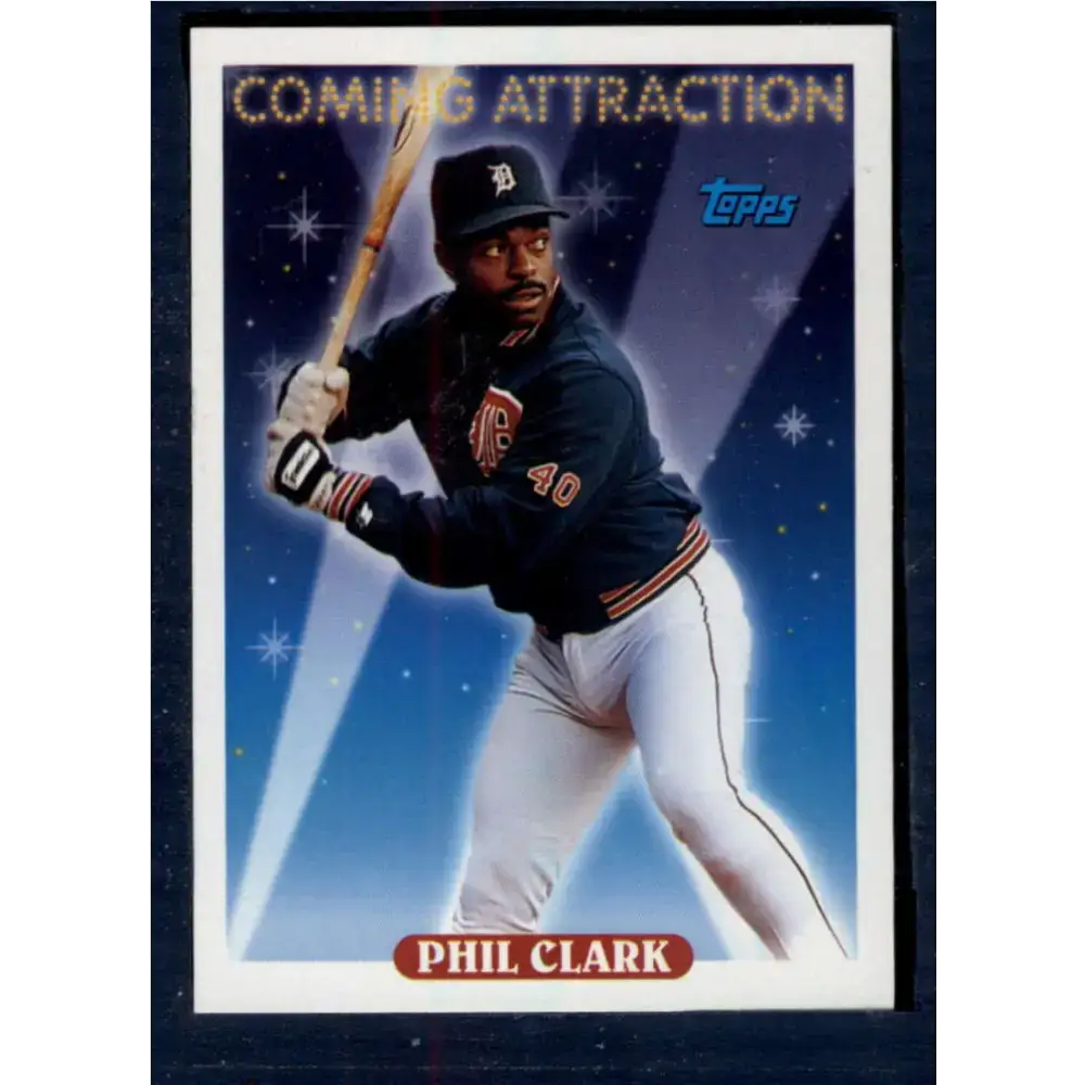 1993 Topps #802 Phil Clark NM-MT Detroit Tigers Baseball Card - Baseball Card Single
