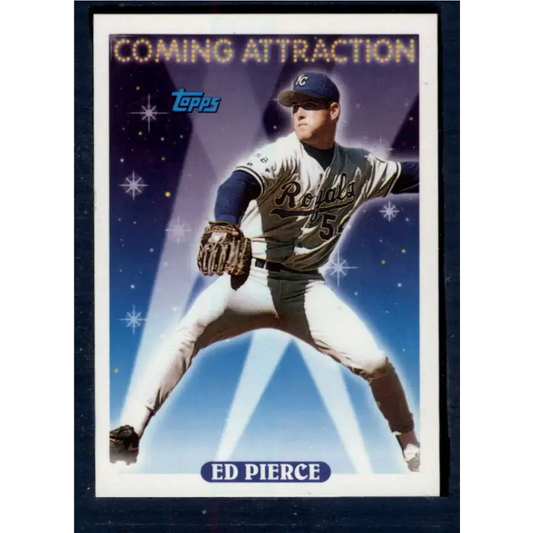 1993 Topps #803 Eddie Pierce NM-MT RC Rookie Kansas City Royals Baseball Card - Baseball Card Single