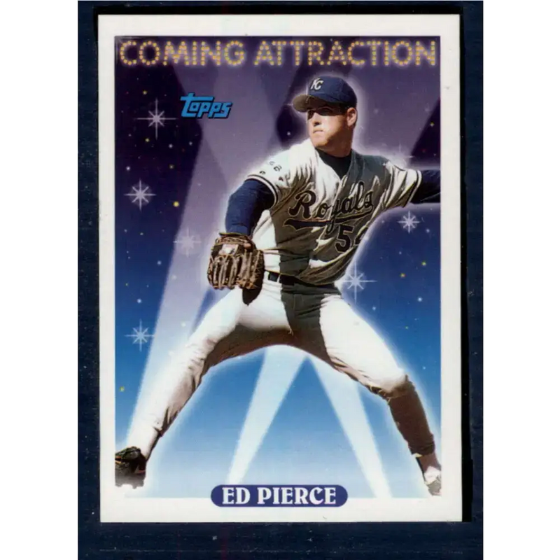 1993 Topps #803 Eddie Pierce NM-MT RC Rookie Kansas City Royals Baseball Card - Baseball Card Single