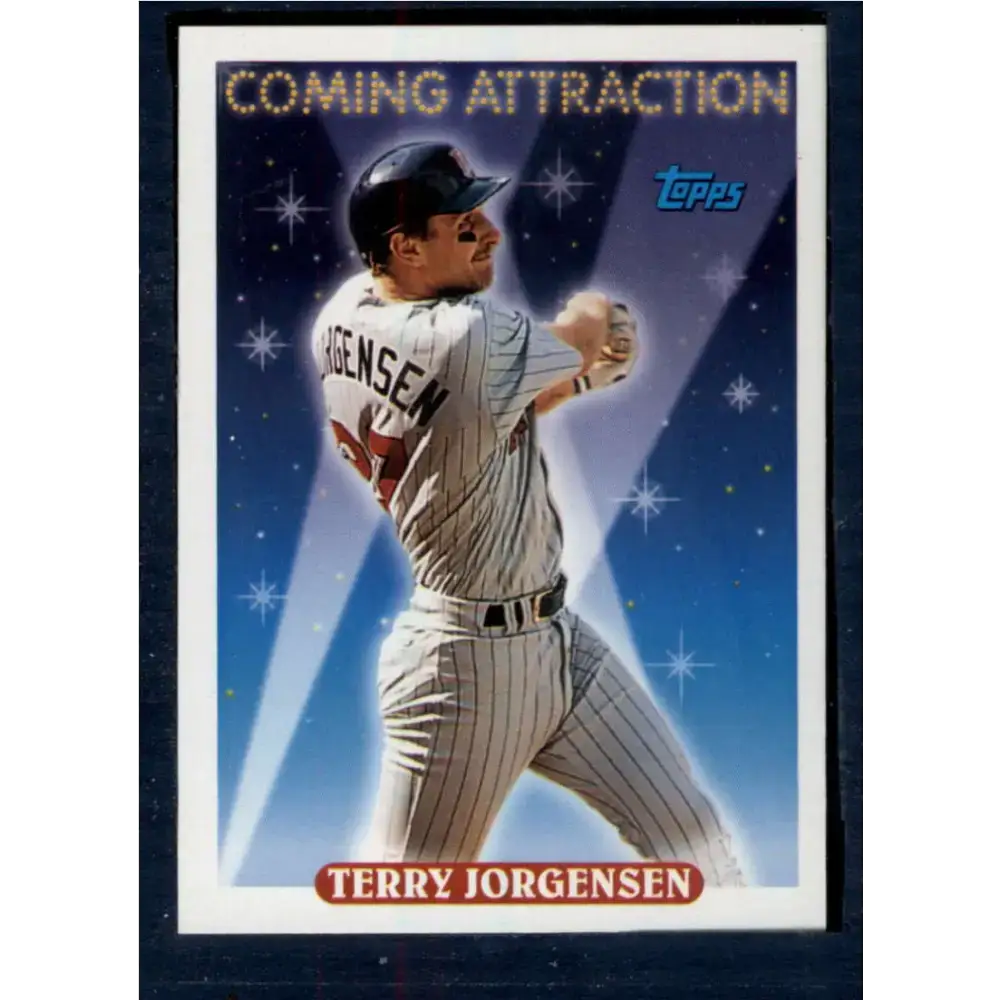 1993 Topps #805 Terry Jorgensen NM-MT Minnesota Twins Baseball Card - Baseball Card Single