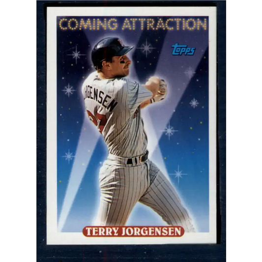 1993 Topps #805 Terry Jorgensen NM-MT Minnesota Twins Baseball Card