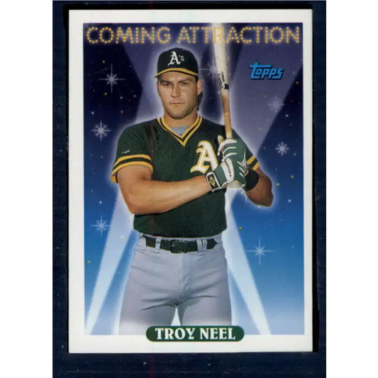 1993 Topps #807 Troy Neel NM-MT Oakland Athletics Baseball Card