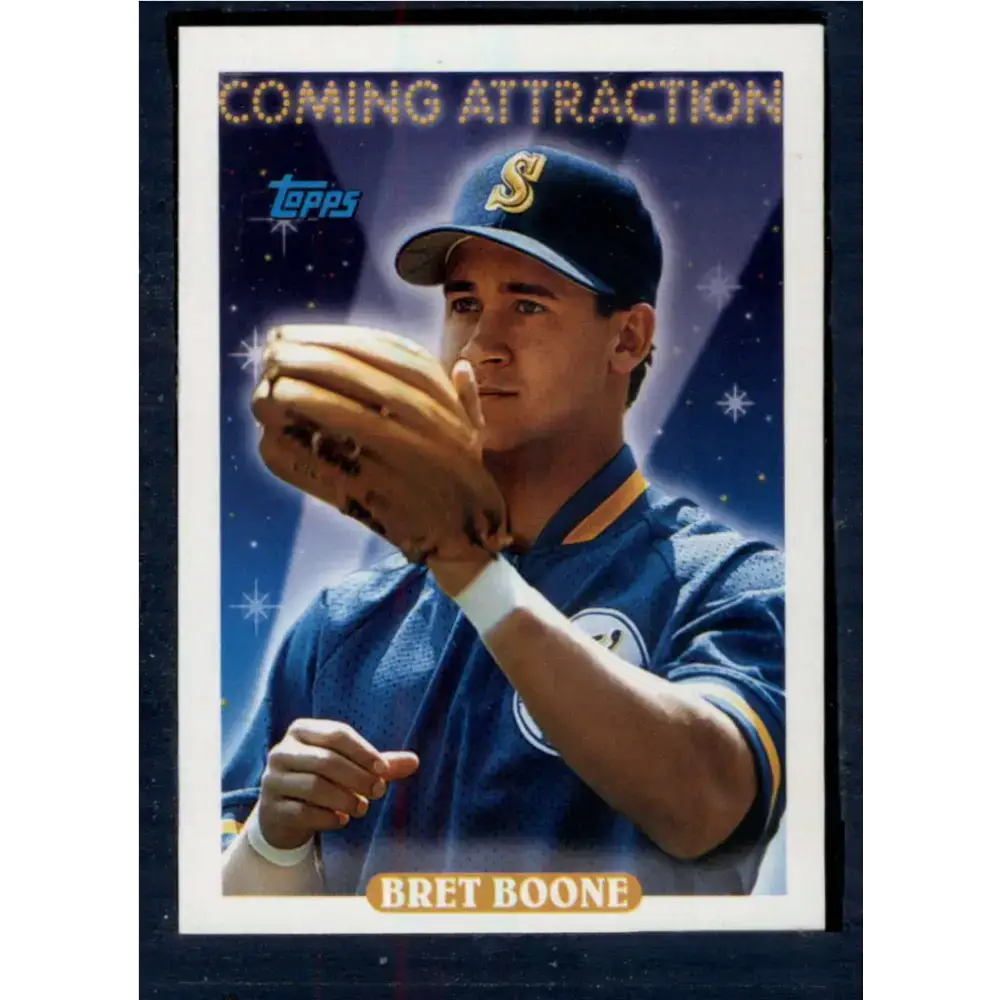 1993 Topps #808 Bret Boone NM-MT Seattle Mariners Baseball Card - Baseball Card Single