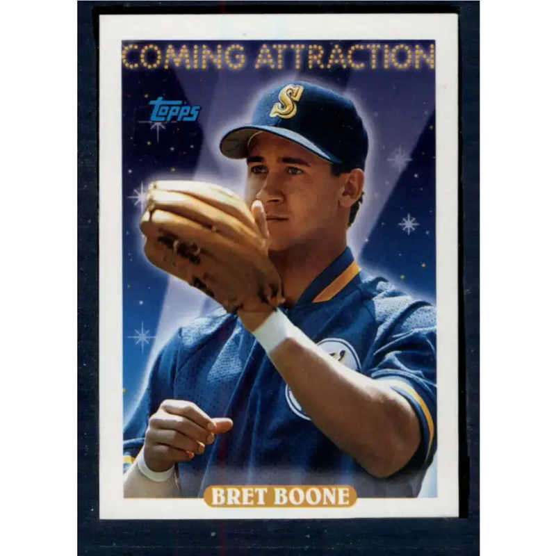 1993 Topps #808 Bret Boone NM-MT Seattle Mariners Baseball Card - Baseball Card Single
