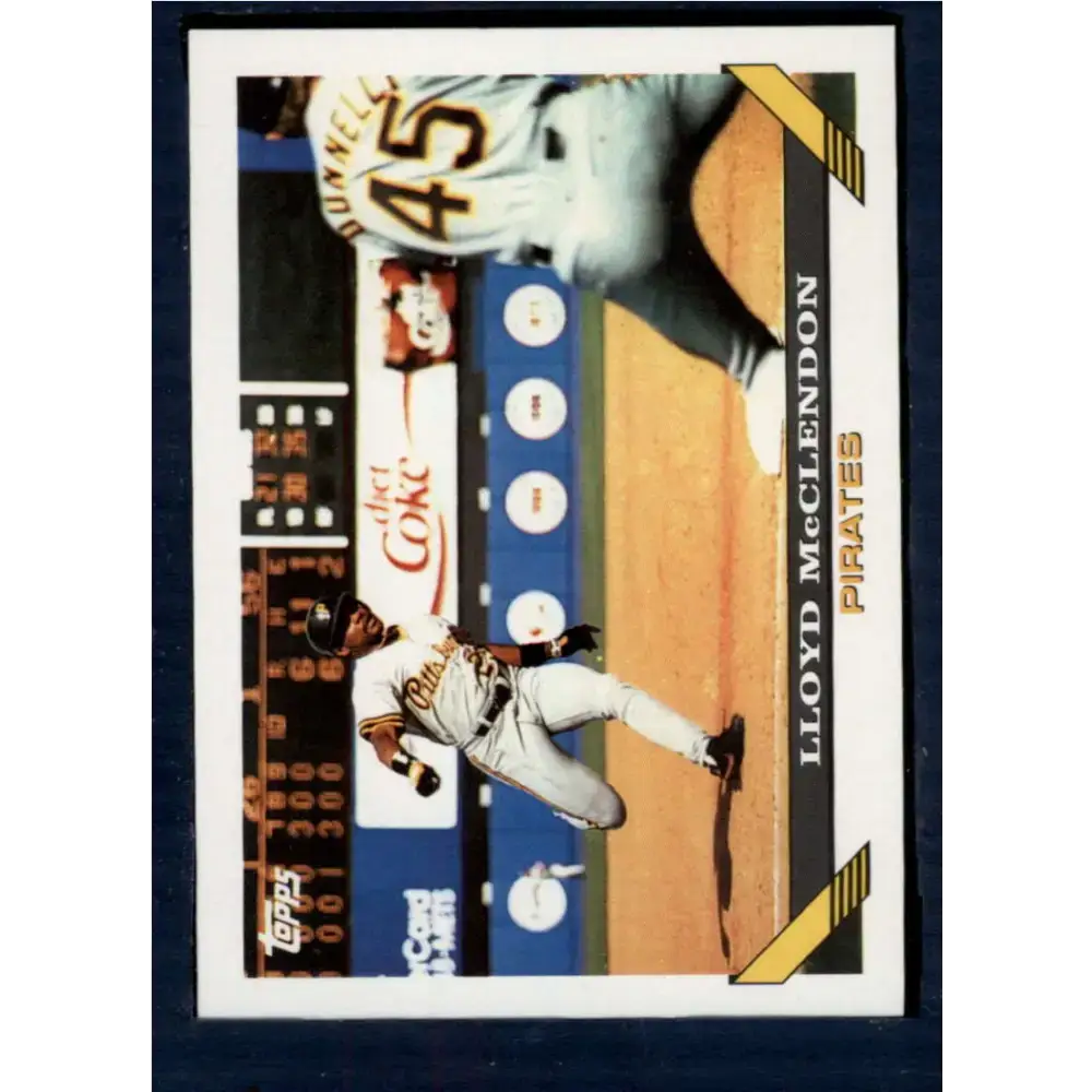 1993 Topps #81 Lloyd McClendon NM-MT Pittsburgh Pirates Baseball Card - Baseball Card Single