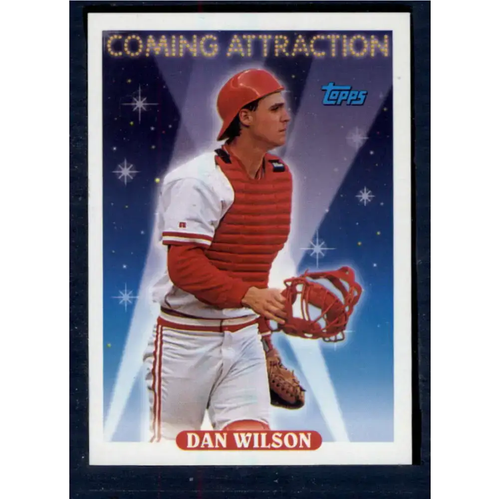 1993 Topps #813 Dan Wilson NM-MT Cincinnati Reds Baseball Card - Baseball Card Single