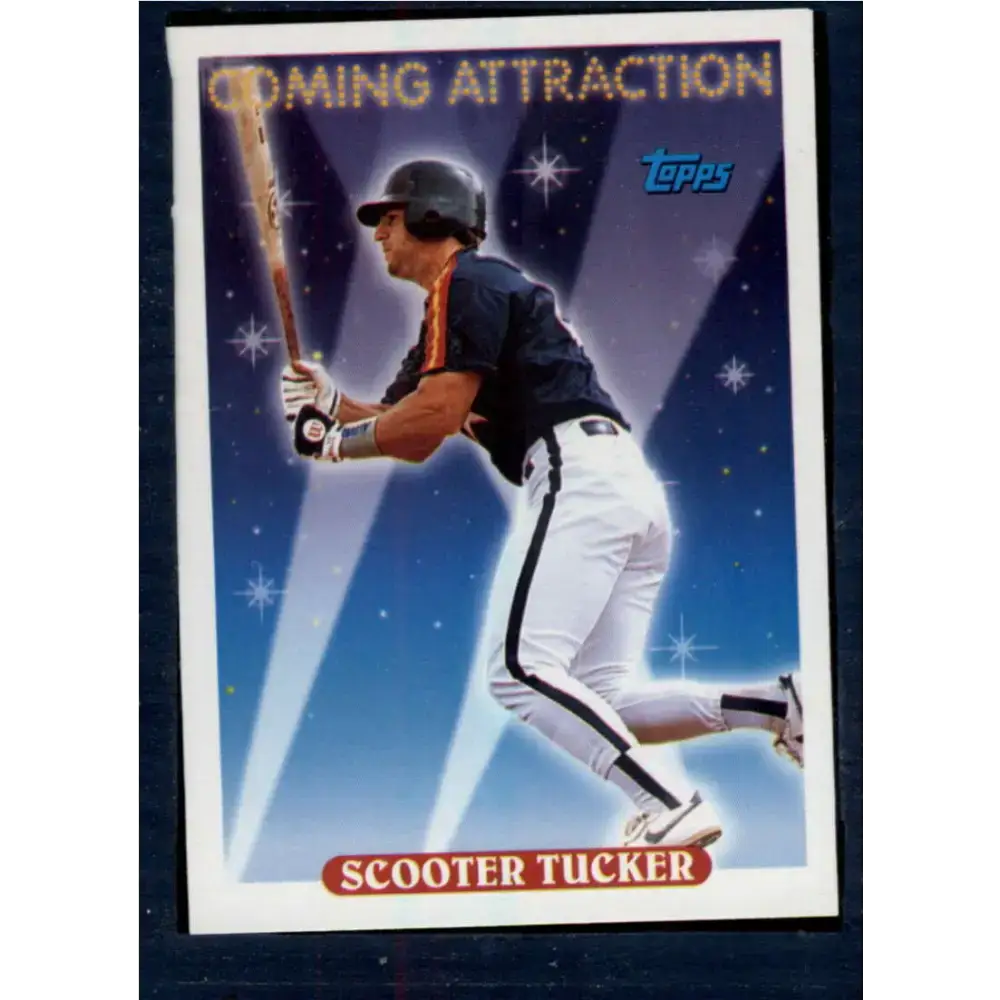 1993 Topps #814 Scooter Tucker NM-MT Houston Astros Baseball Card - Baseball Card Single