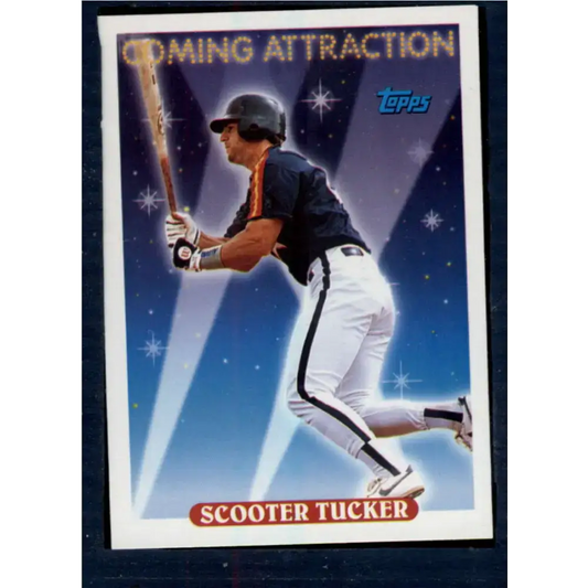 1993 Topps #814 Scooter Tucker NM-MT Houston Astros Baseball Card