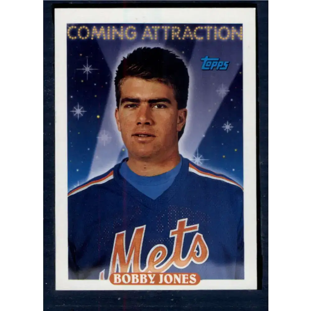 1993 Topps #817 Bobby Jones NM-MT New York Mets Baseball Card - Baseball Card Single