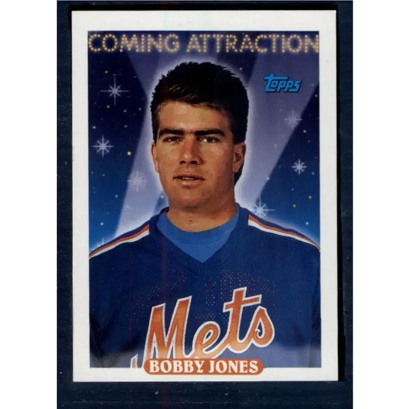 1993 Topps #817 Bobby Jones NM-MT New York Mets Baseball Card - Baseball Card Single