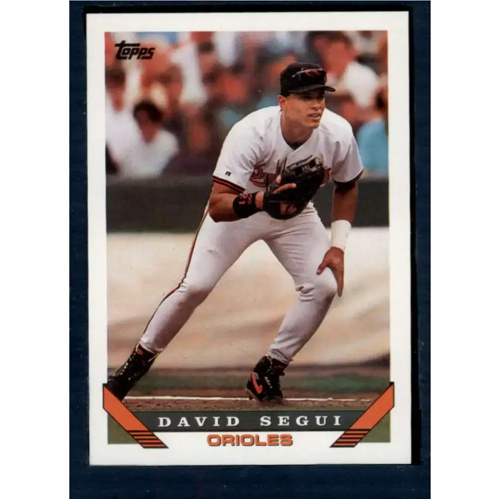 1993 Topps #82 David Segui NM-MT Baltimore Orioles Baseball Card - Baseball Card Single
