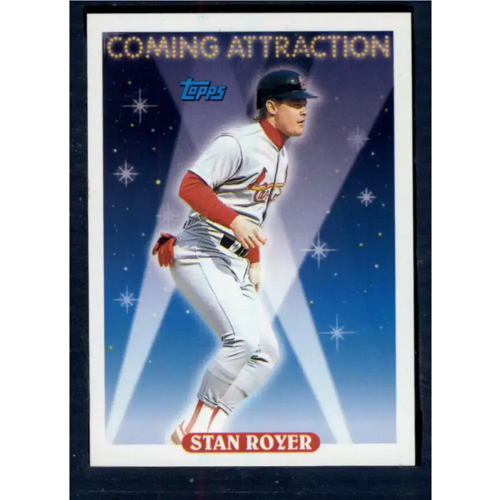 1993 Topps #820 Stan Royer NM-MT St. Louis Cardinals Baseball Card - Baseball Card Single