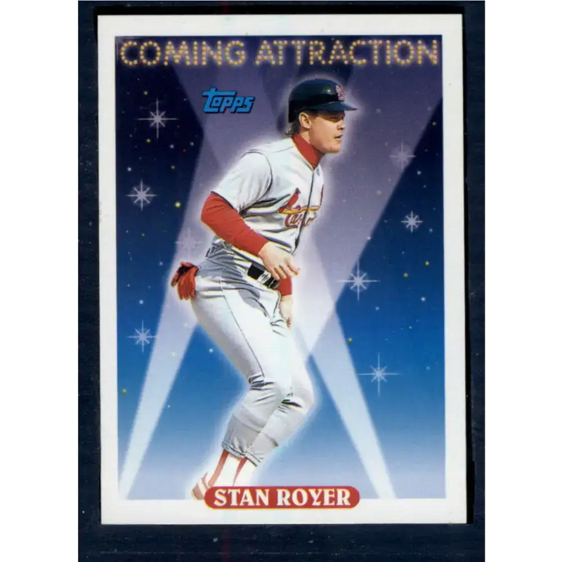1993 Topps #820 Stan Royer NM-MT St. Louis Cardinals Baseball Card - Baseball Card Single