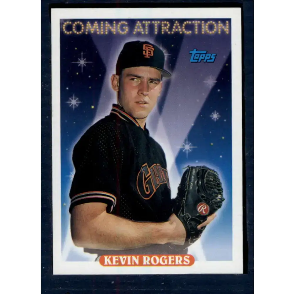 1993 Topps #822 Kevin Rogers NM-MT San Francisco Giants Baseball Card - Baseball Card Single