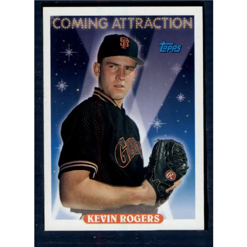 1993 Topps #822 Kevin Rogers NM-MT San Francisco Giants Baseball Card - Baseball Card Single