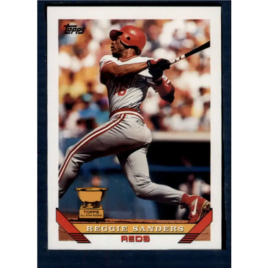 1993 Topps #83 Reggie Sanders NM-MT Cincinnati Reds Baseball Card - Baseball Card Single