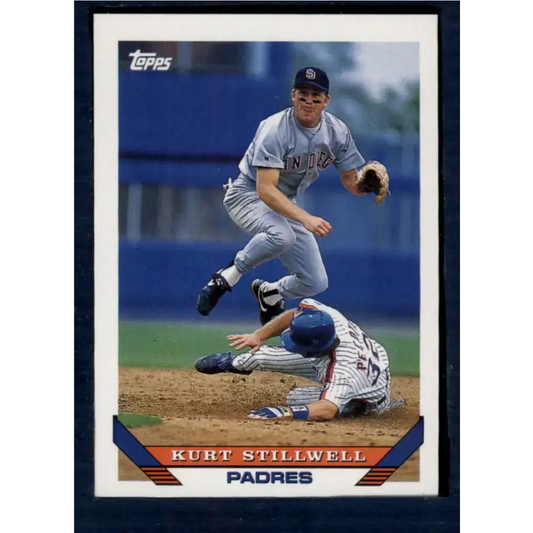 1993 Topps #84 Kurt Stillwell NM-MT San Diego Padres Baseball Card - Baseball Card Single