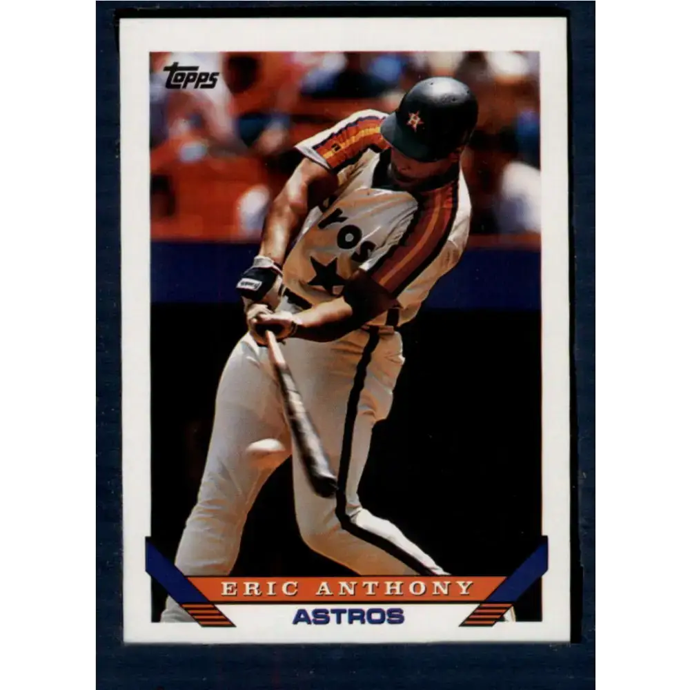 1993 Topps #89 Eric Anthony NM-MT Houston Astros Baseball Card - Baseball Card Single