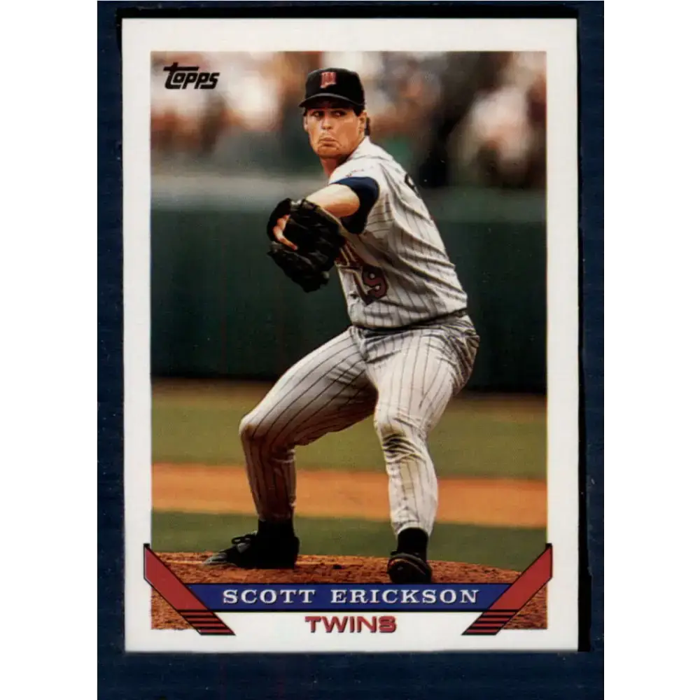 1993 Topps #90 Scott Erickson NM-MT Minnesota Twins Baseball Card - Baseball Card Single